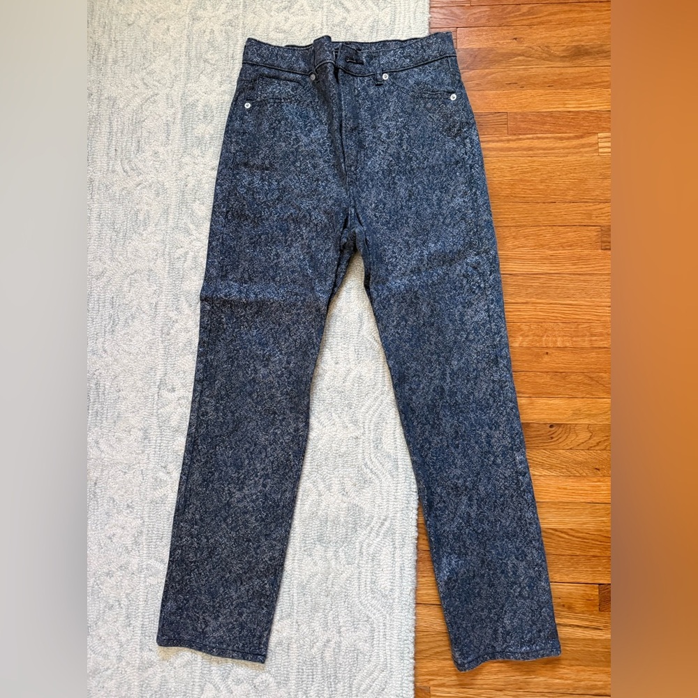 Express Dark Wash Straight Jeans